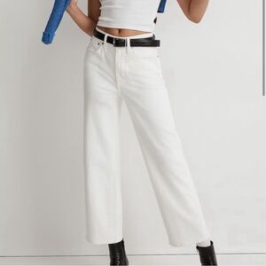NWOT Madewell perfect vintage wide leg crop